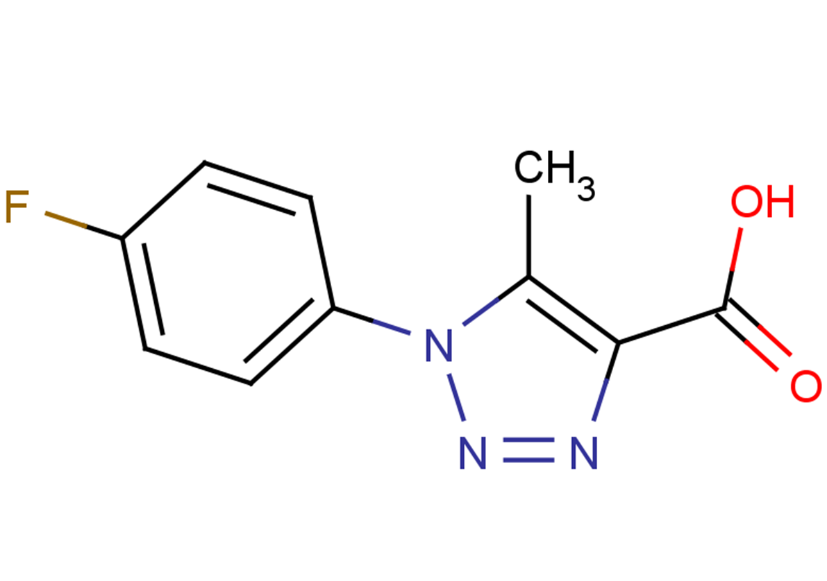 1-(4-fluorophenyl)-5-methyl-1H-1,2,3-triazole-4-carboxylic acid
