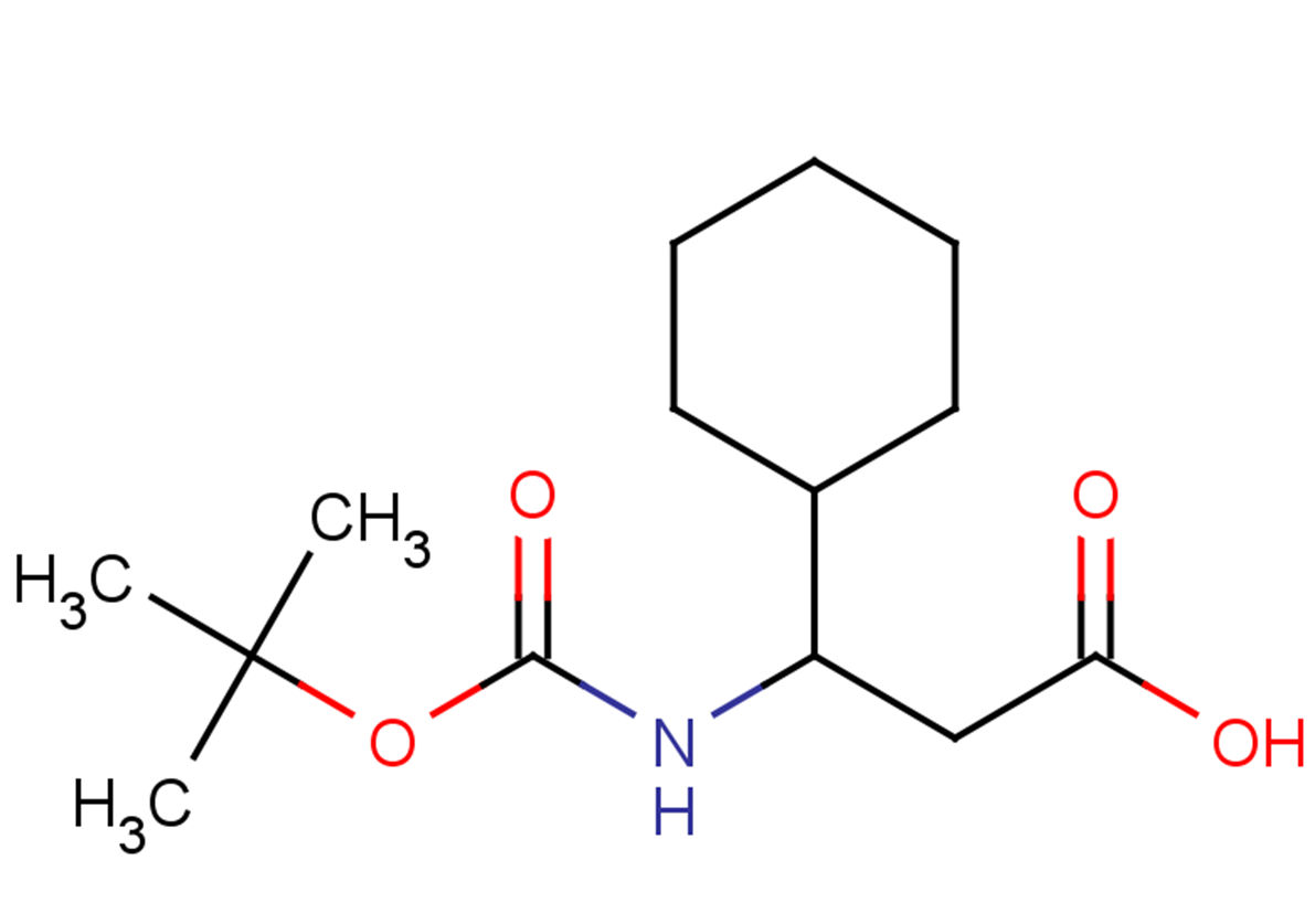 3-{[(tert-butoxy)carbonyl]amino}-3-cyclohexylpropanoic acid