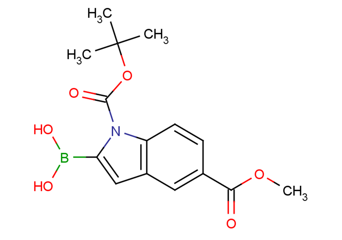 1-tert-butyl 5-methyl 2-(dihydroxyboranyl)-1H-indole-1,5-dicarboxylate