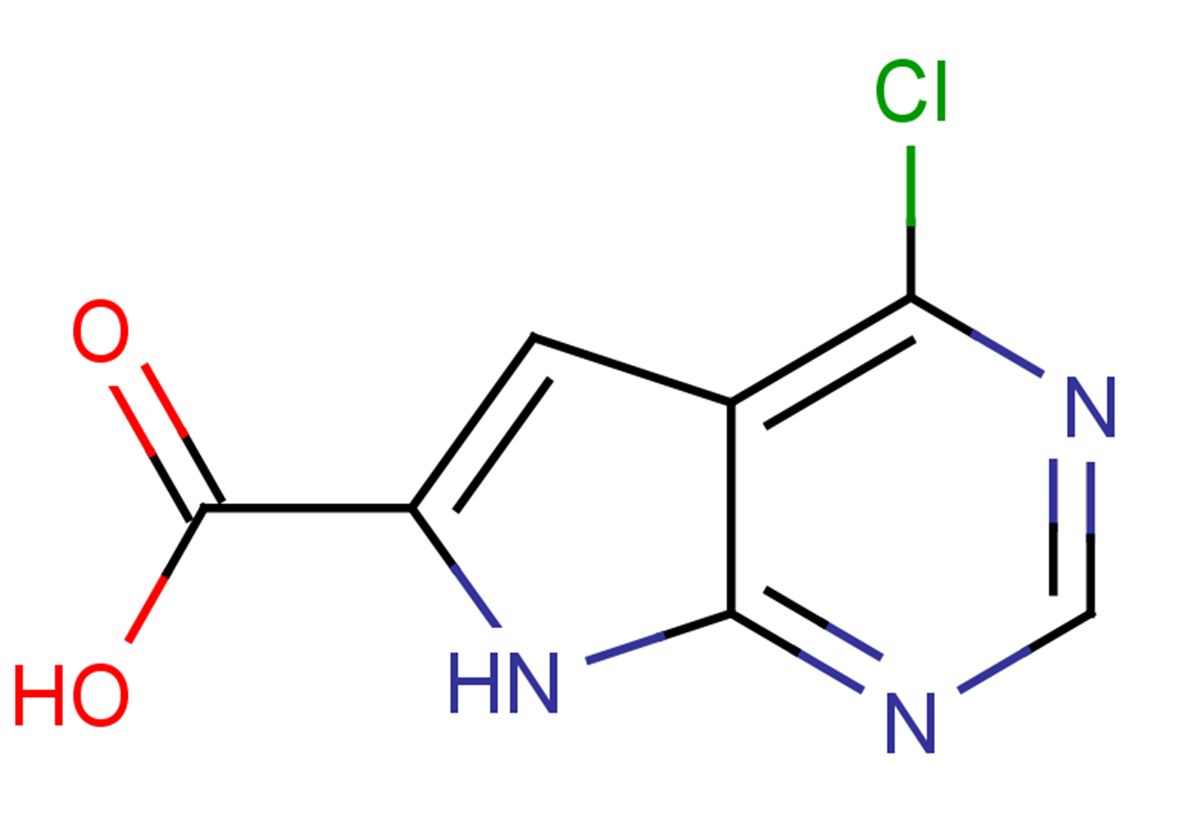 4-chloro-7H-pyrrolo[2,3-d]pyrimidine-6-carboxylic acid