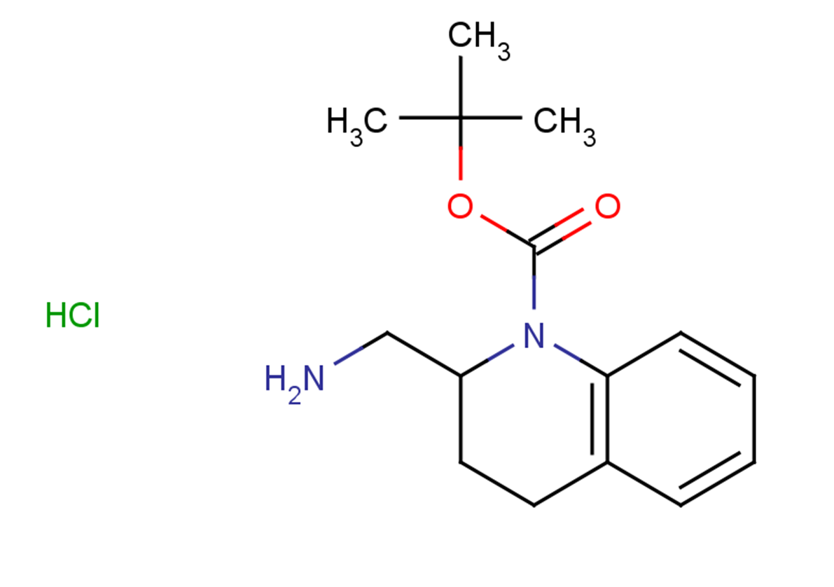 tert-butyl 2-(aminomethyl)-1,2,3,4-tetrahydroquinoline-1-carboxylate hydrochloride