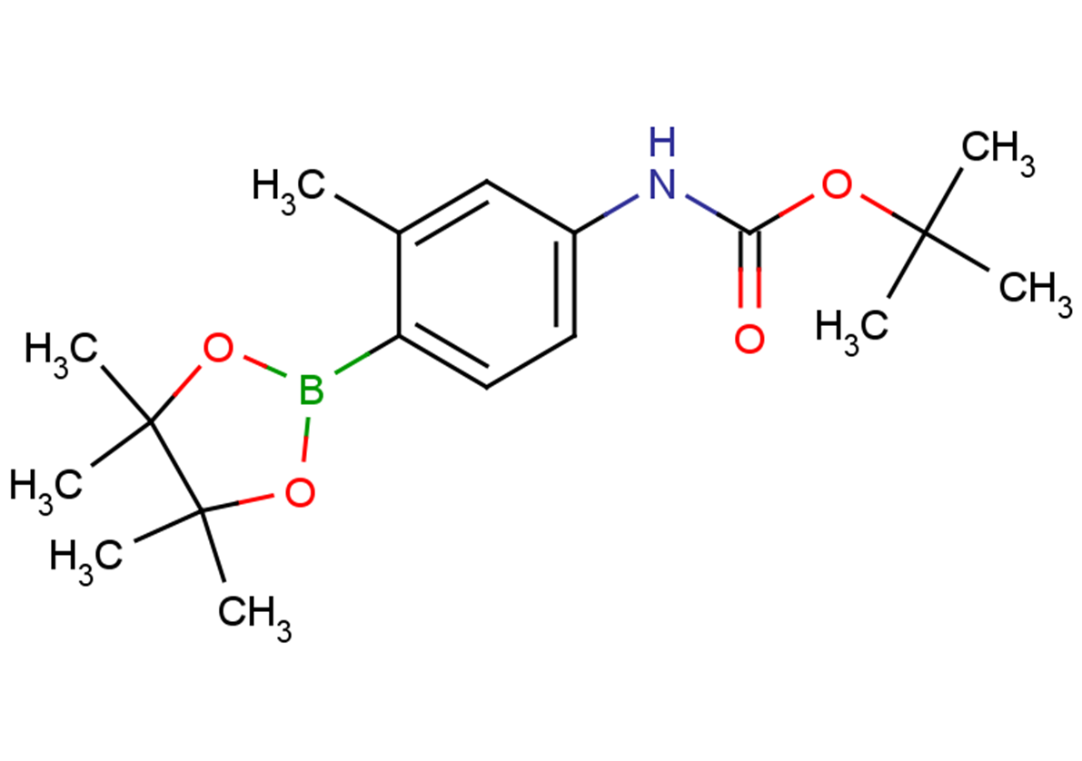 tert-butyl N-[3-methyl-4-(4,4,5,5-tetramethyl-1,3,2-dioxaborolan-2-yl)phenyl]carbamate