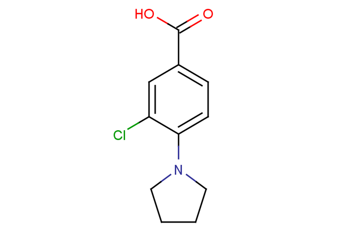 3-chloro-4-(pyrrolidin-1-yl)benzoic acid