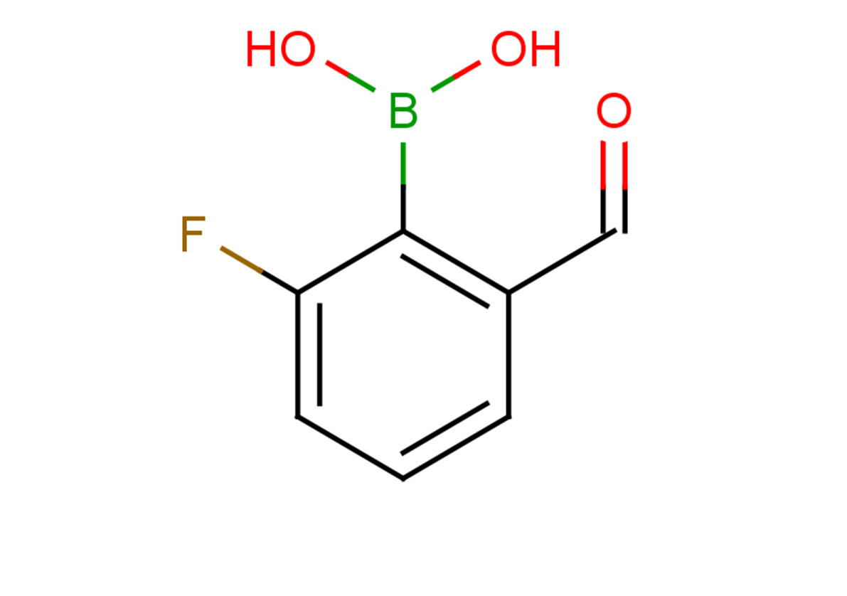 2-(dihydroxyboranyl)-3-fluorobenzaldehyde