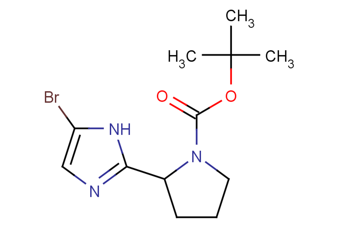 tert-butyl 2-(5-bromo-1H-imidazol-2-yl)pyrrolidine-1-carboxylate
