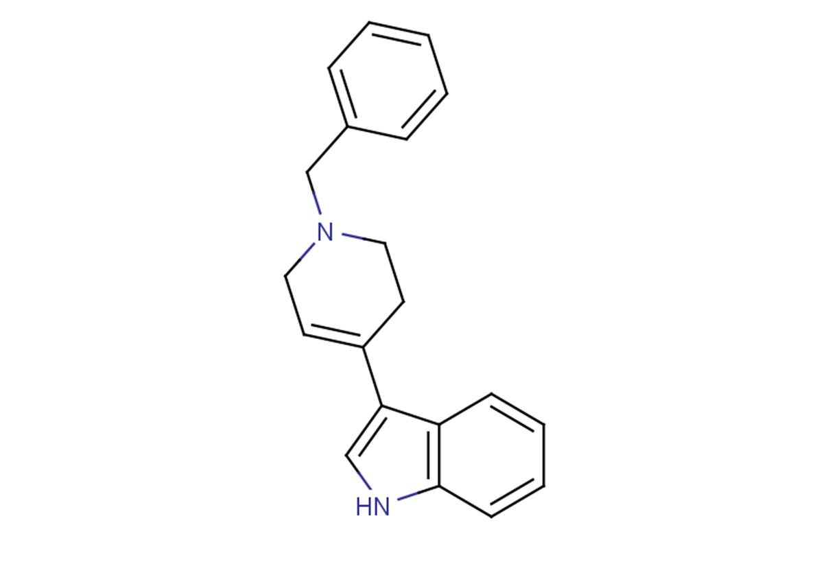 3-(1-benzyl-1,2,3,6-tetrahydropyridin-4-yl)-1H-indole