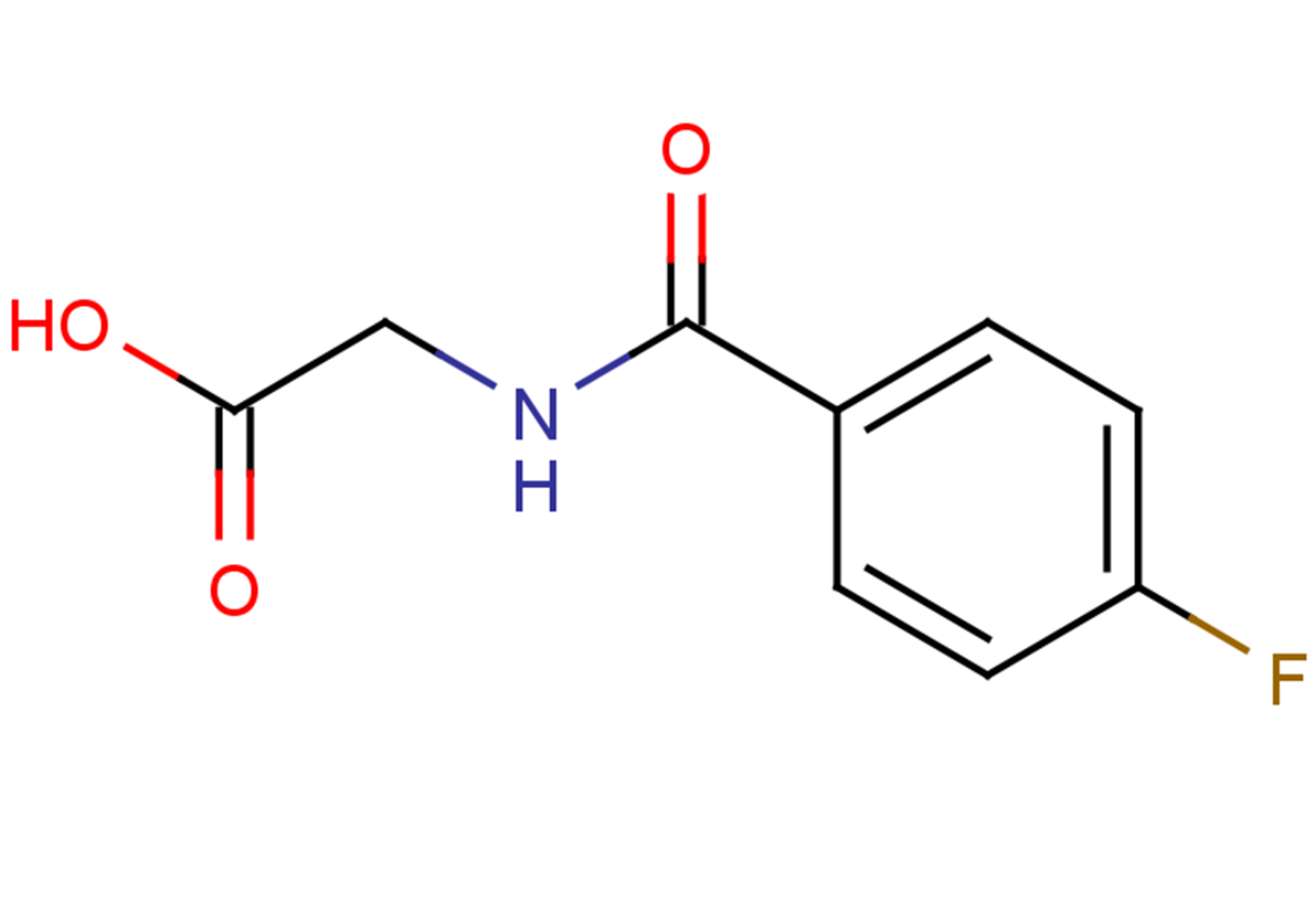 2-[(4-fluorophenyl)formamido]acetic acid