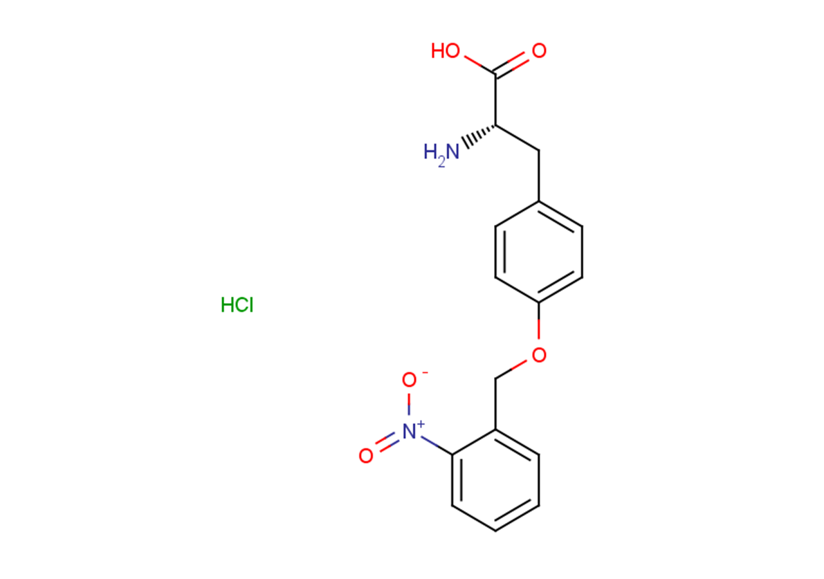 (2S)-2-amino-3-{4-[(2-nitrophenyl)methoxy]phenyl}propanoic acid hydrochloride