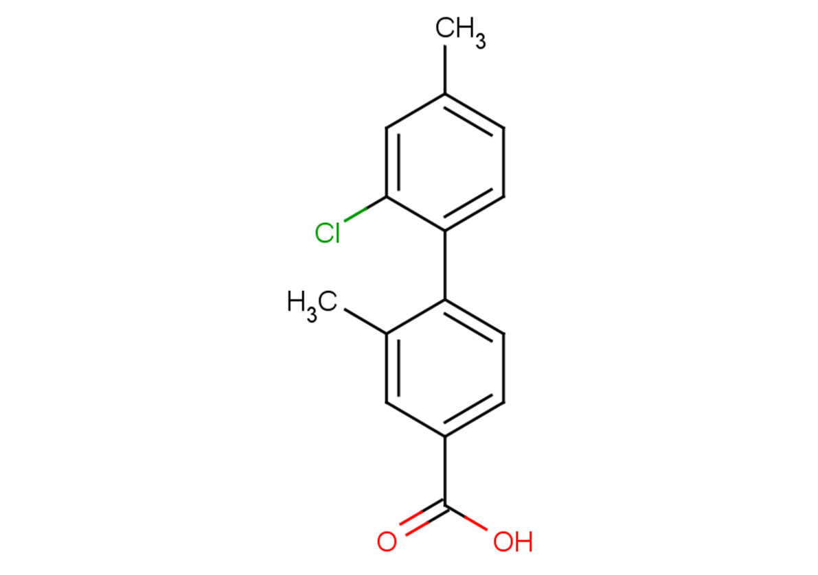 4-(2-chloro-4-methylphenyl)-3-methylbenzoic acid