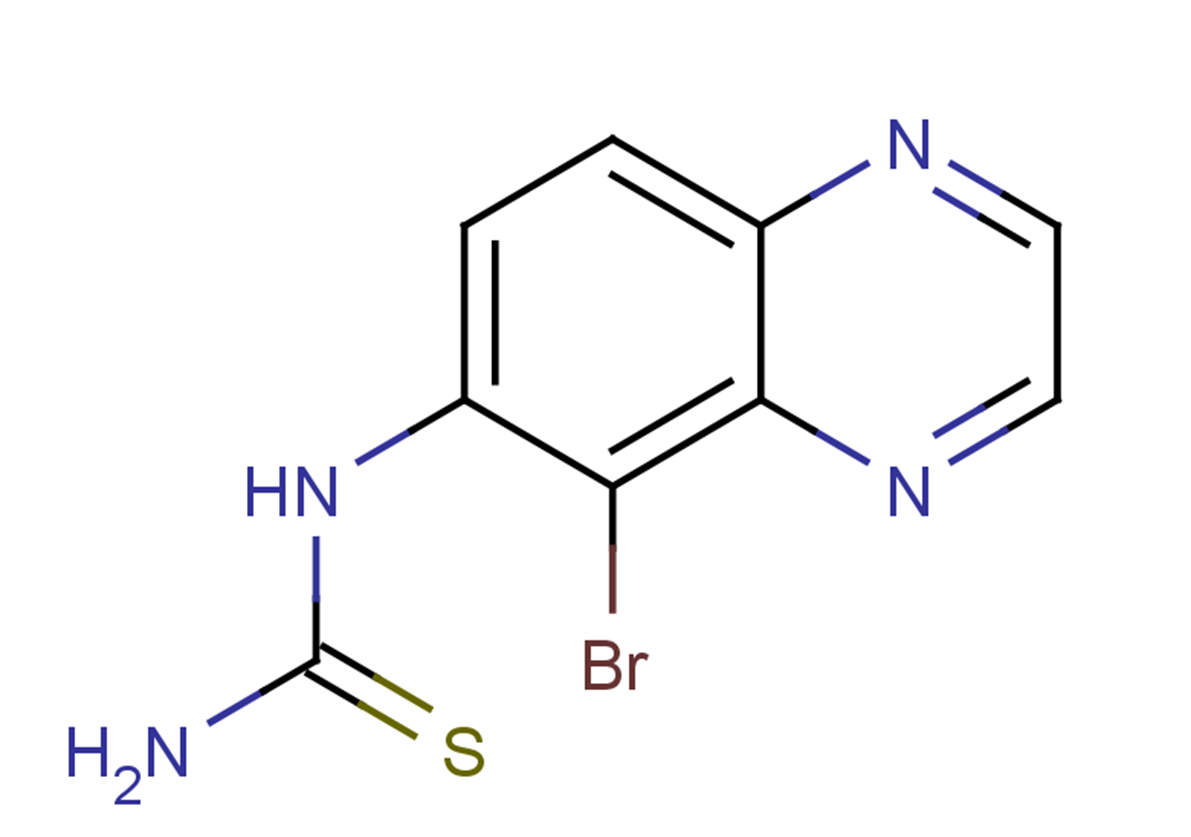 (5-bromoquinoxalin-6-yl)thiourea