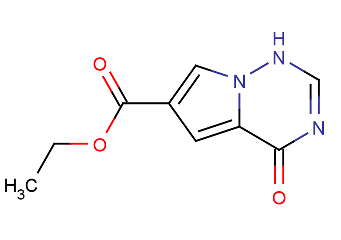 ethyl 4-oxo-1H,4H-pyrrolo[2,1-f][1,2,4]triazine-6-carboxylate