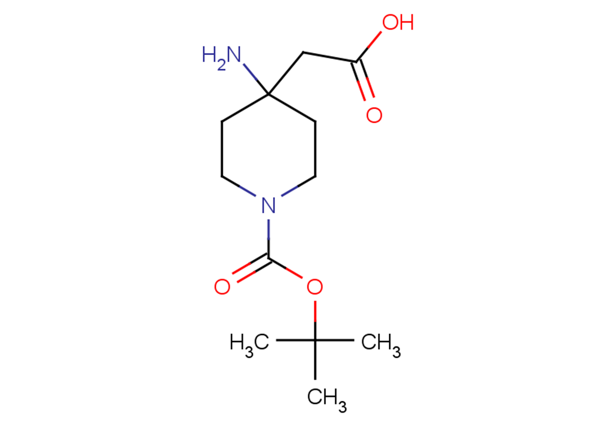 2-{4-amino-1-[(tert-butoxy)carbonyl]piperidin-4-yl}acetic acid