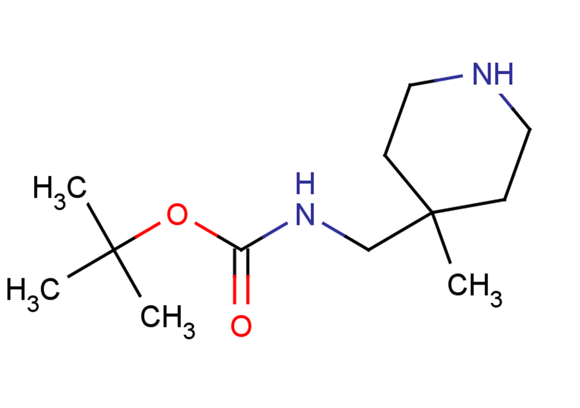 tert-butyl N-[(4-methylpiperidin-4-yl)methyl]carbamate