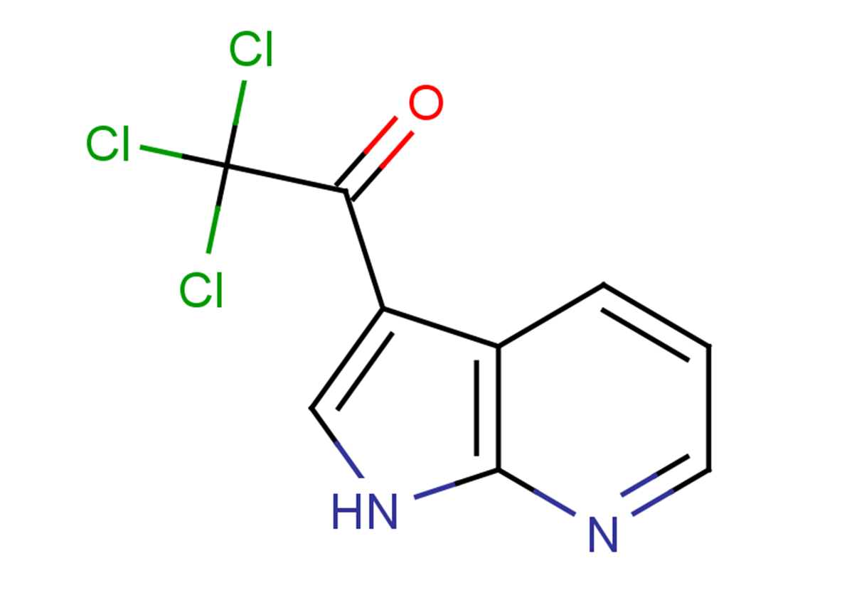 2,2,2-trichloro-1-{1H-pyrrolo[2,3-b]pyridin-3-yl}ethan-1-one