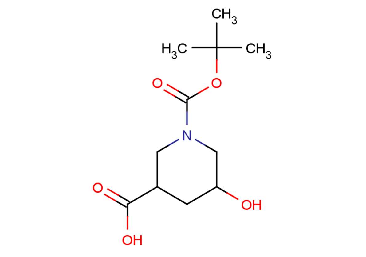 1-[(tert-butoxy)carbonyl]-5-hydroxypiperidine-3-carboxylic acid