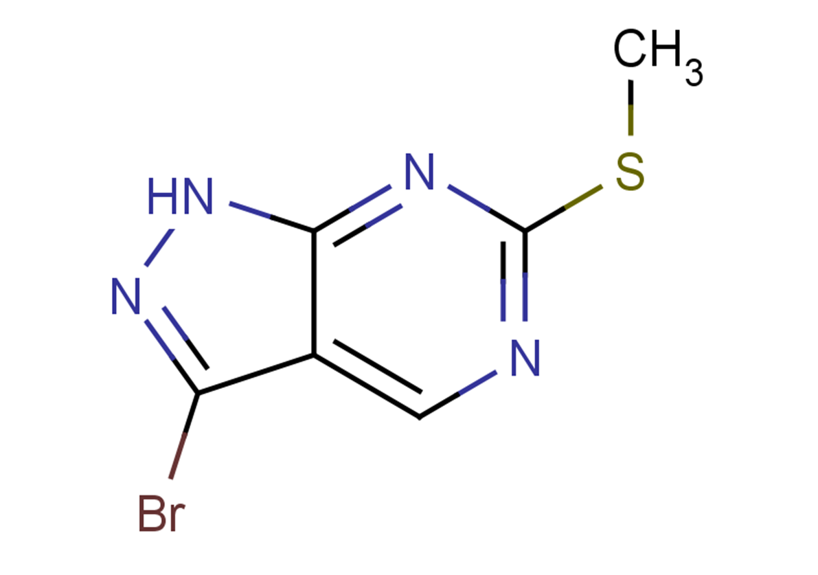 3-bromo-6-(methylsulfanyl)-1H-pyrazolo[3,4-d]pyrimidine