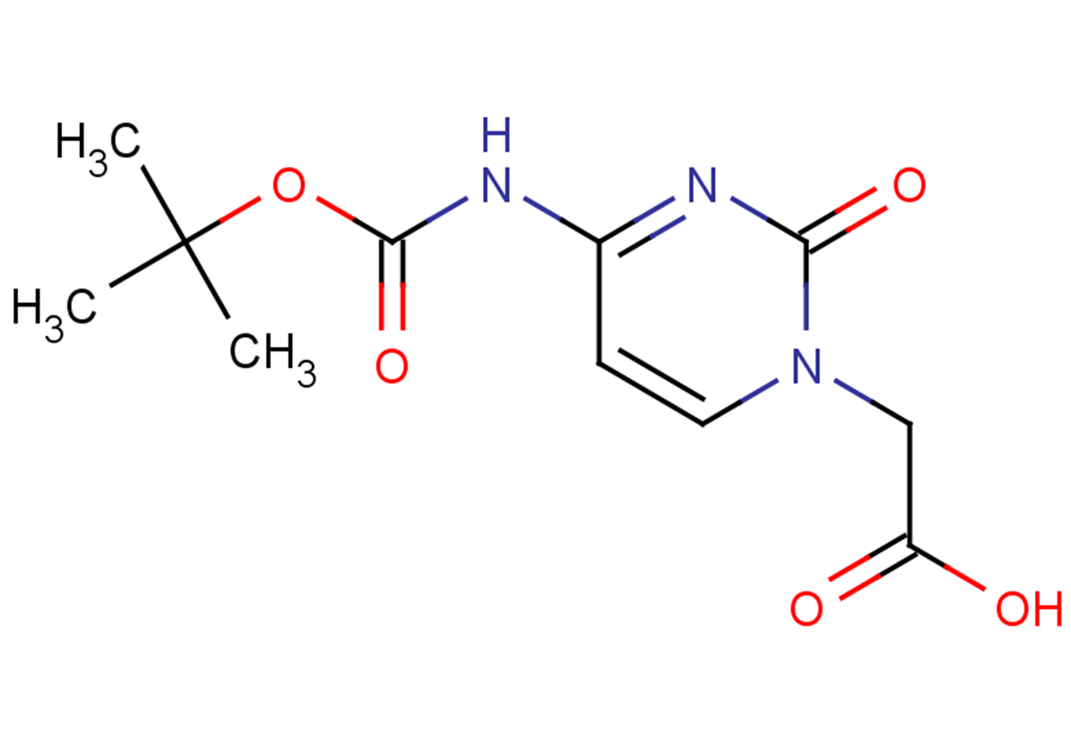 2-(4-{[(tert-butoxy)carbonyl]amino}-2-oxo-1,2-dihydropyrimidin-1-yl)acetic acid