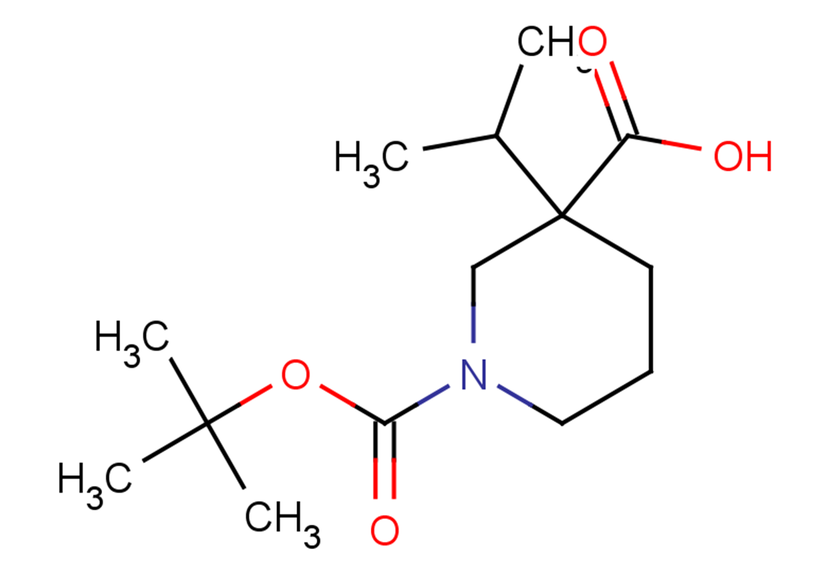 1-[(tert-butoxy)carbonyl]-3-(propan-2-yl)piperidine-3-carboxylic acid