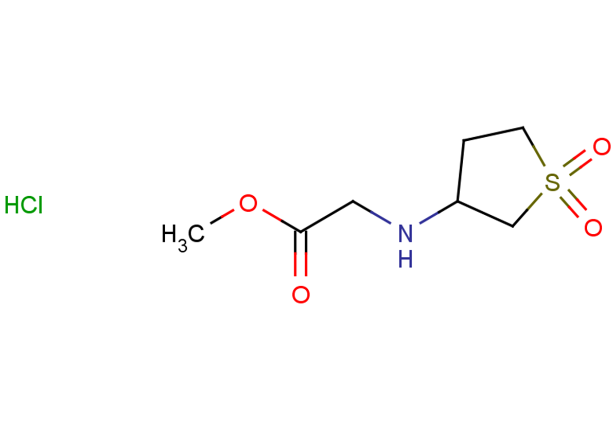 methyl 2-[(1,1-dioxo-1$l^{6}-thiolan-3-yl)amino]acetate hydrochloride