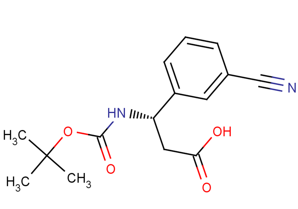 (3S)-3-{[(tert-butoxy)carbonyl]amino}-3-(3-cyanophenyl)propanoic acid