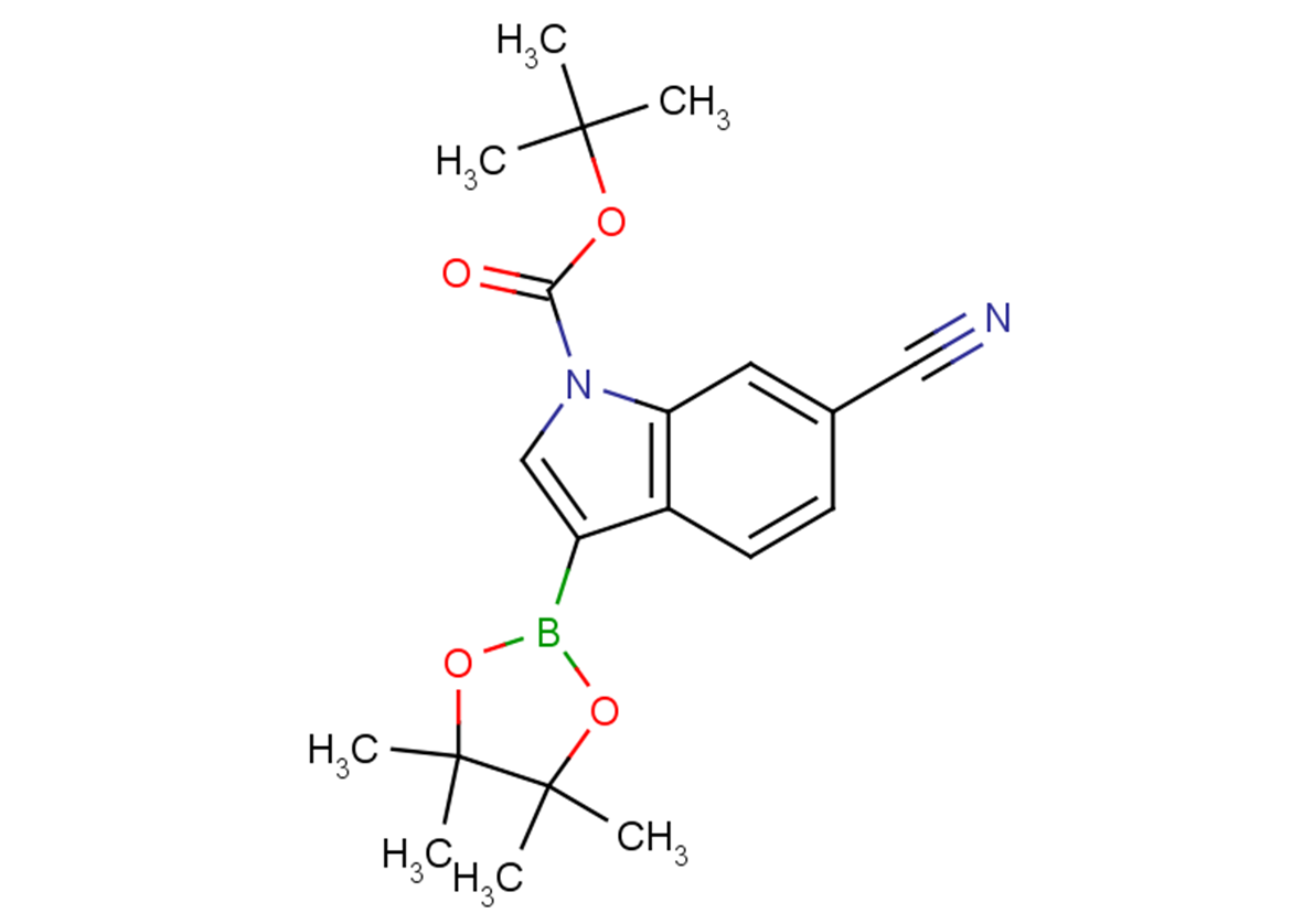 tert-butyl 6-cyano-3-(4,4,5,5-tetramethyl-1,3,2-dioxaborolan-2-yl)-1H-indole-1-carboxylate
