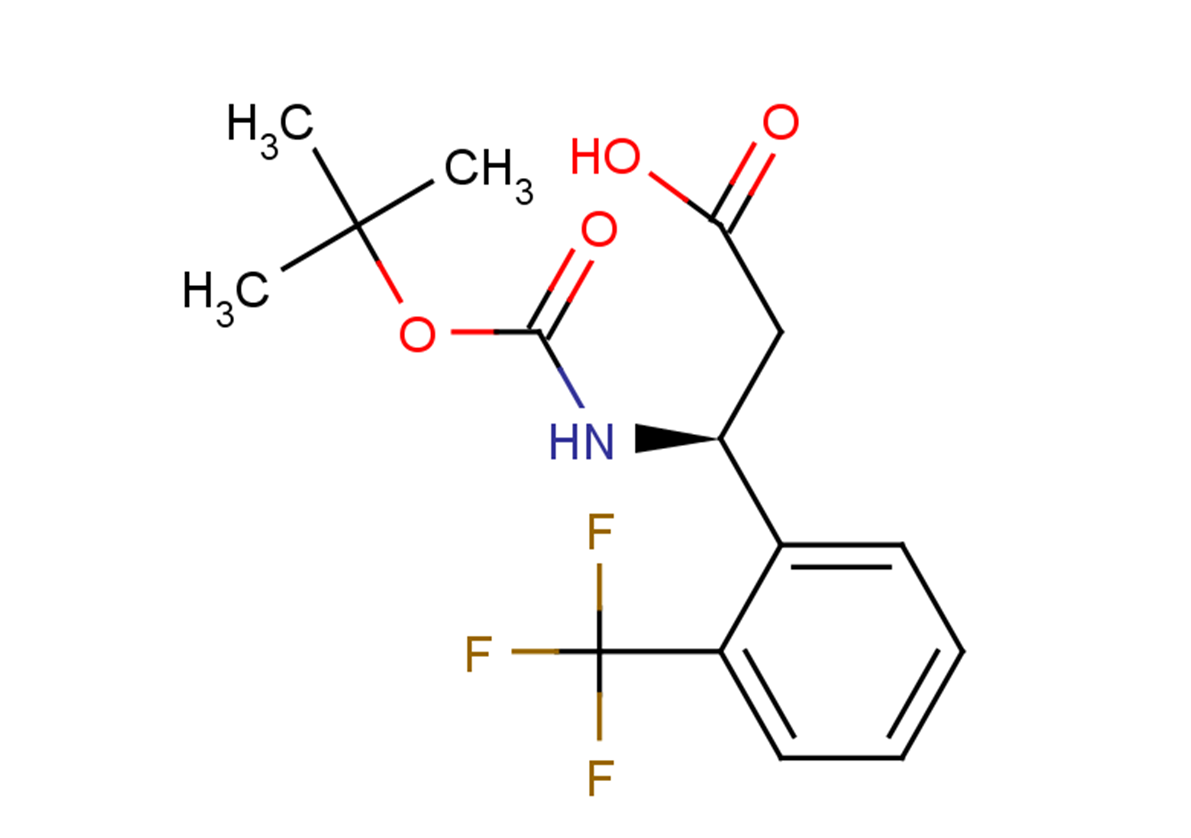 (3S)-3-{[(tert-butoxy)carbonyl]amino}-3-[2-(trifluoromethyl)phenyl]propanoic acid