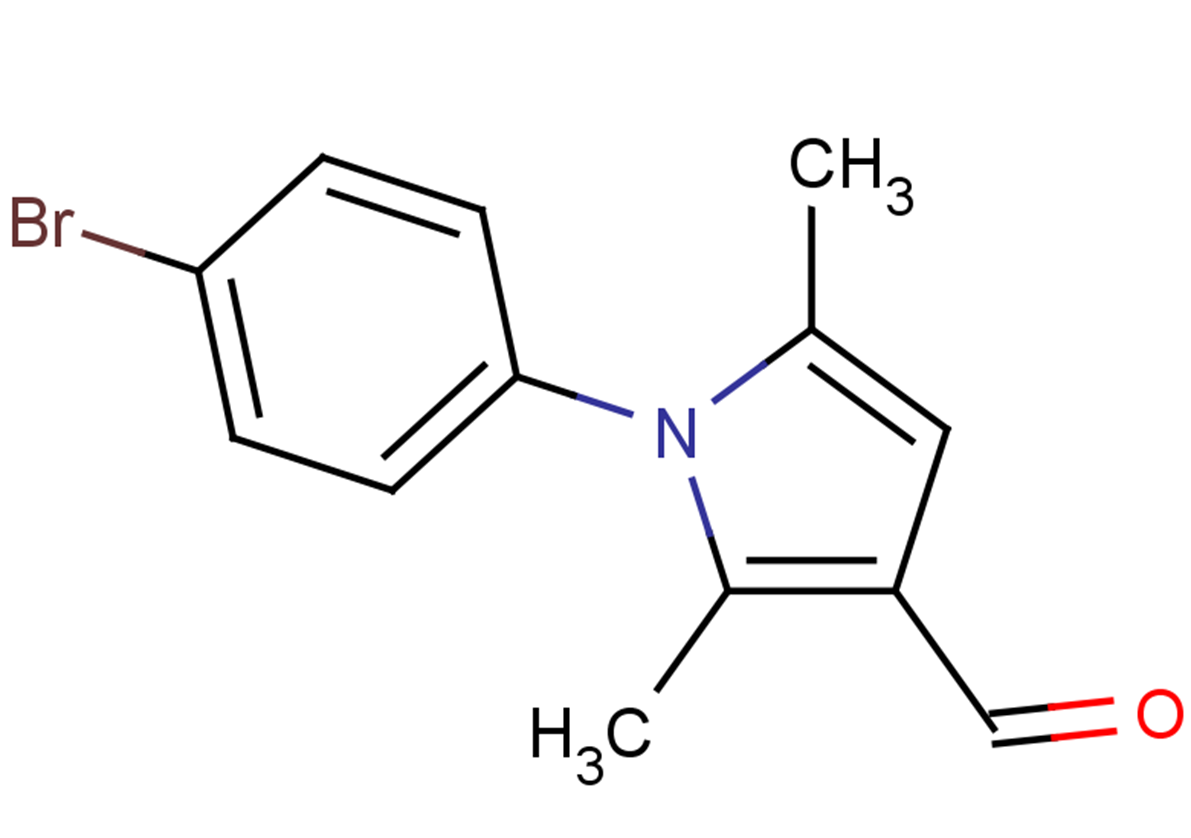 1-(4-bromophenyl)-2,5-dimethyl-1H-pyrrole-3-carbaldehyde
