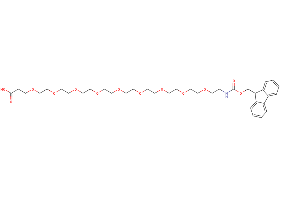 1-{[(9H-fluoren-9-ylmethoxy)carbonyl]amino}-3,6,9,12,15,18,21,24,27-nonaoxatriacontan-30-oic acid