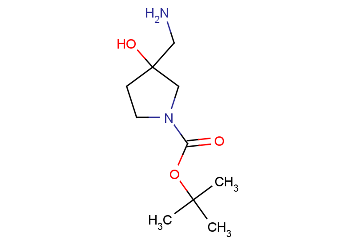 tert-butyl 3-(aminomethyl)-3-hydroxypyrrolidine-1-carboxylate