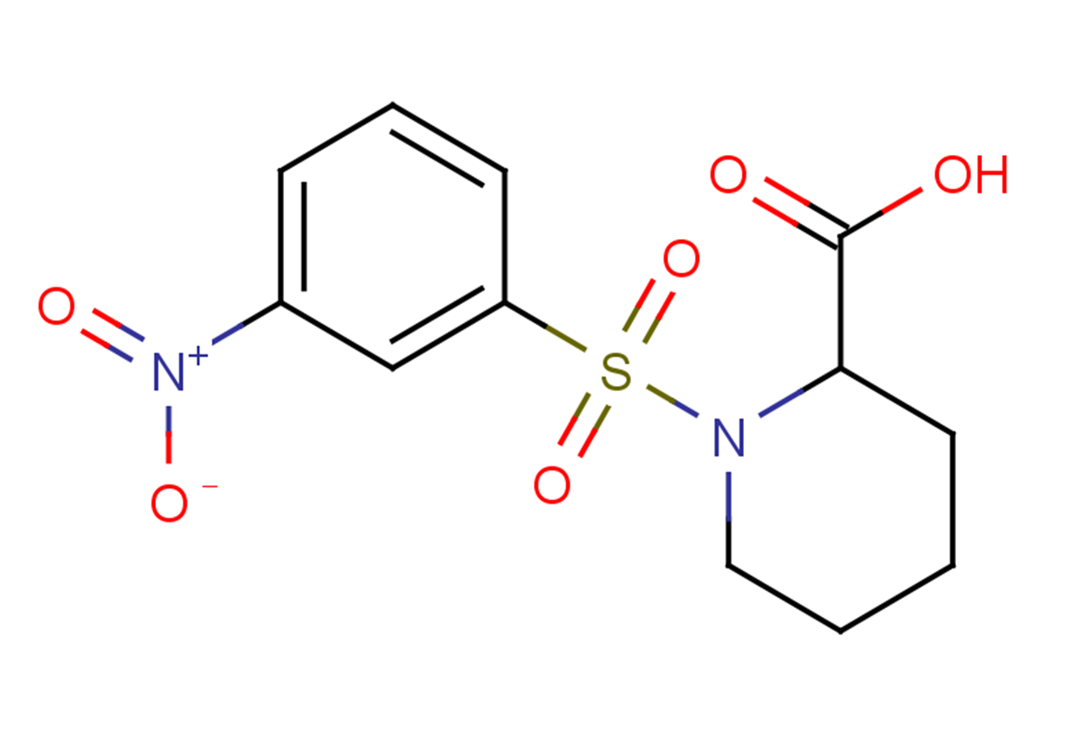 1-[(3-nitrobenzene)sulfonyl]piperidine-2-carboxylic acid
