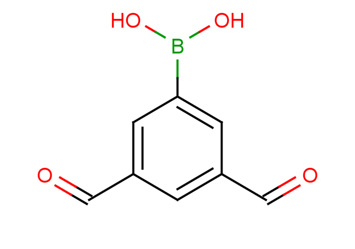 5-(dihydroxyboranyl)benzene-1,3-dicarbaldehyde