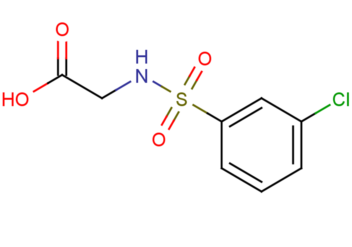 2-[(3-chlorobenzene)sulfonamido]acetic acid