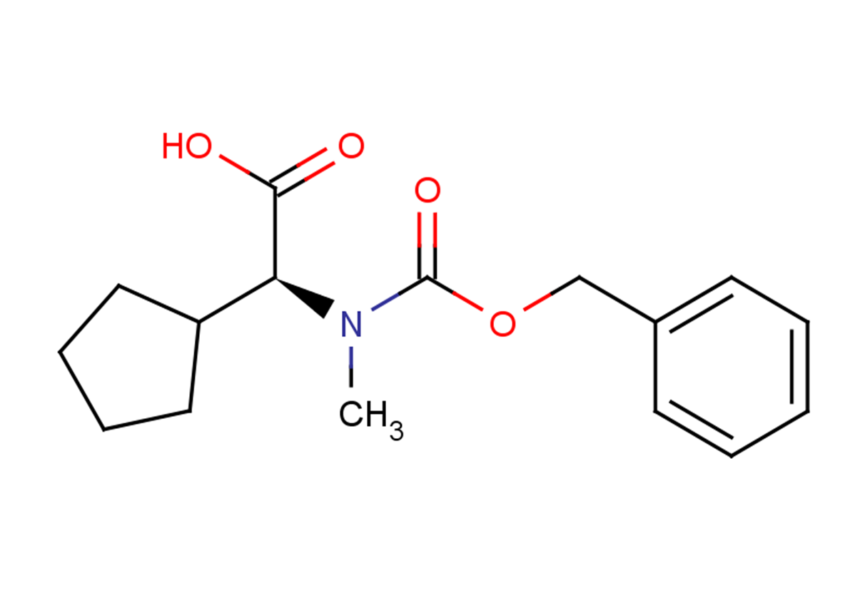 (2S)-2-{[(benzyloxy)carbonyl](methyl)amino}-2-cyclopentylacetic acid