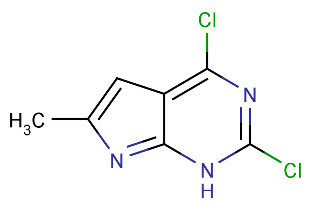 2,4-dichloro-6-methyl-1H-pyrrolo[2,3-d]pyrimidine