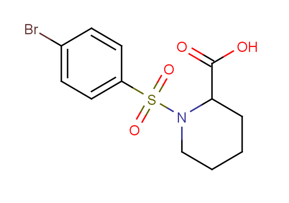 1-[(4-bromobenzene)sulfonyl]piperidine-2-carboxylic acid