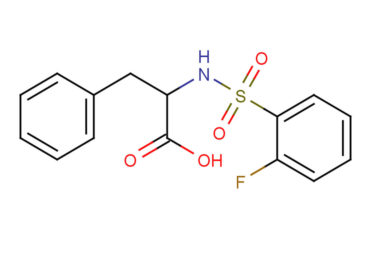2-[(2-fluorobenzene)sulfonamido]-3-phenylpropanoic acid