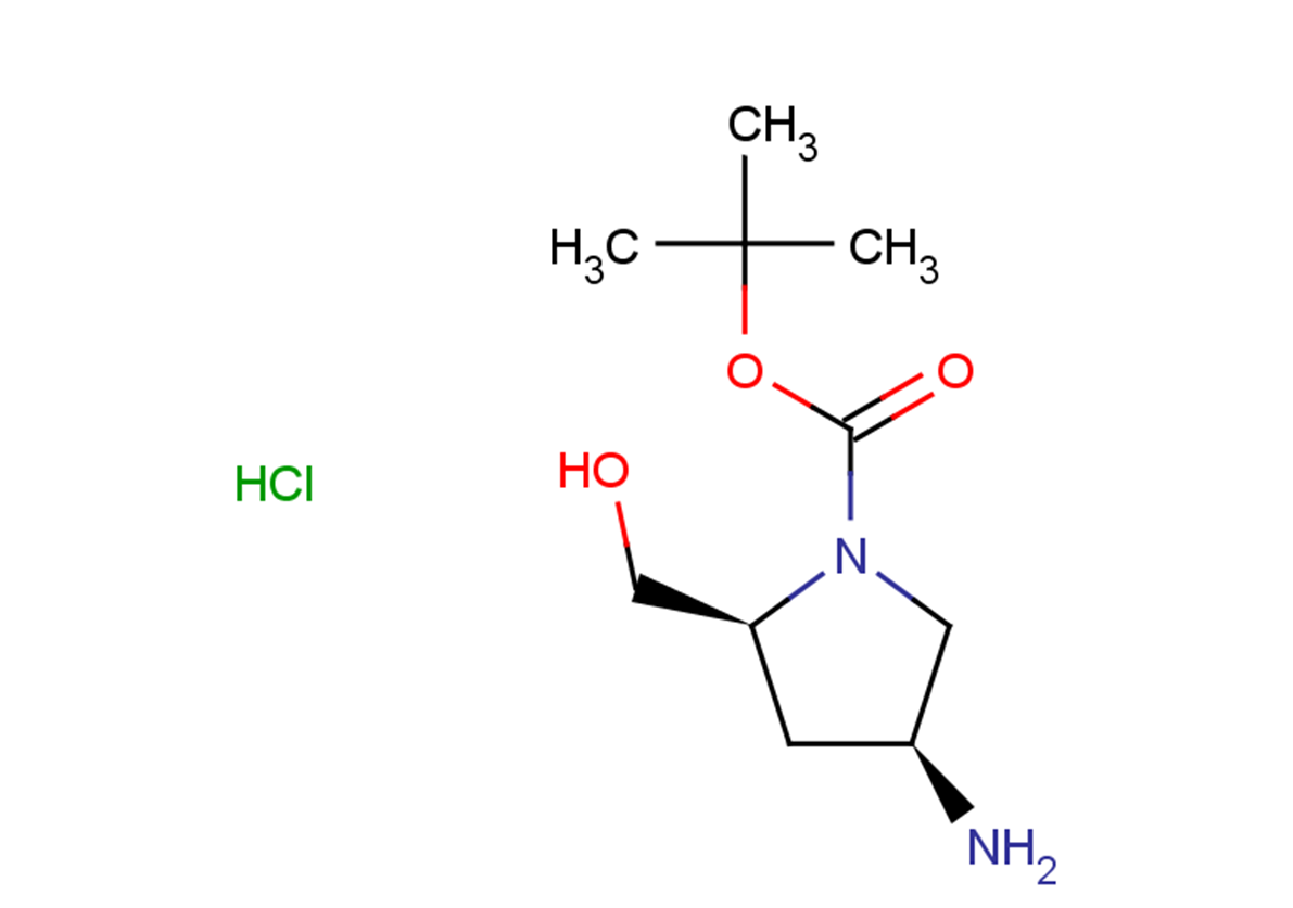 tert-butyl (2S,4S)-4-amino-2-(hydroxymethyl)pyrrolidine-1-carboxylate hydrochloride