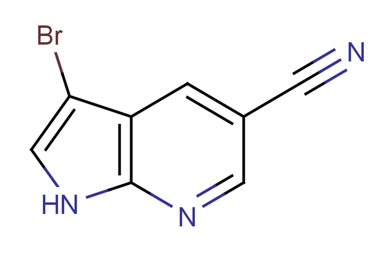 3-bromo-1H-pyrrolo[2,3-b]pyridine-5-carbonitrile