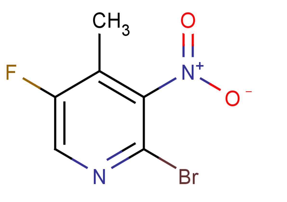 2-bromo-5-fluoro-4-methyl-3-nitropyridine