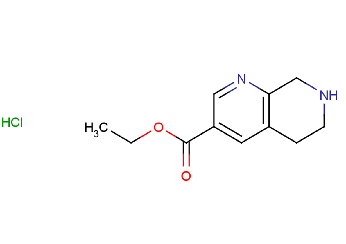 ethyl 5,6,7,8-tetrahydro-1,7-naphthyridine-3-carboxylate hydrochloride