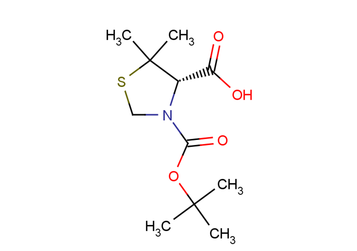 (4S)-3-[(tert-butoxy)carbonyl]-5,5-dimethyl-1,3-thiazolidine-4-carboxylic acid