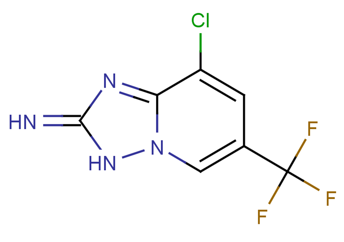 8-chloro-6-(trifluoromethyl)-2H,3H-[1,2,4]triazolo[1,5-a]pyridin-2-imine