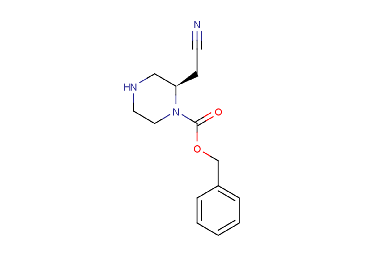 benzyl (2R)-2-(cyanomethyl)piperazine-1-carboxylate