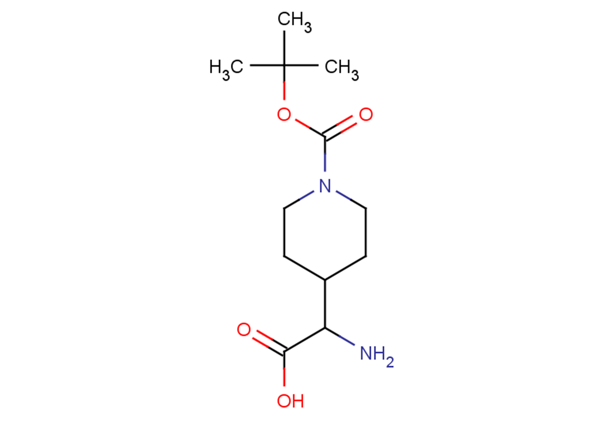 2-amino-2-{1-[(tert-butoxy)carbonyl]piperidin-4-yl}acetic acid