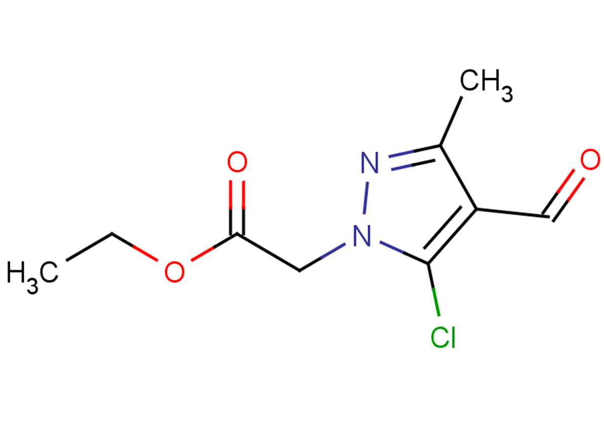 ethyl 2-(5-chloro-4-formyl-3-methyl-1H-pyrazol-1-yl)acetate
