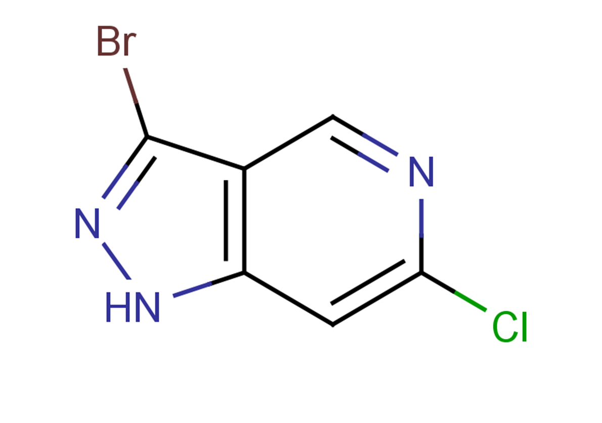 3-bromo-6-chloro-1H-pyrazolo[4,3-c]pyridine