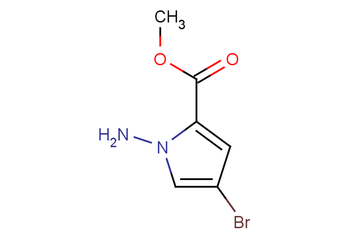 methyl 1-amino-4-bromo-1H-pyrrole-2-carboxylate