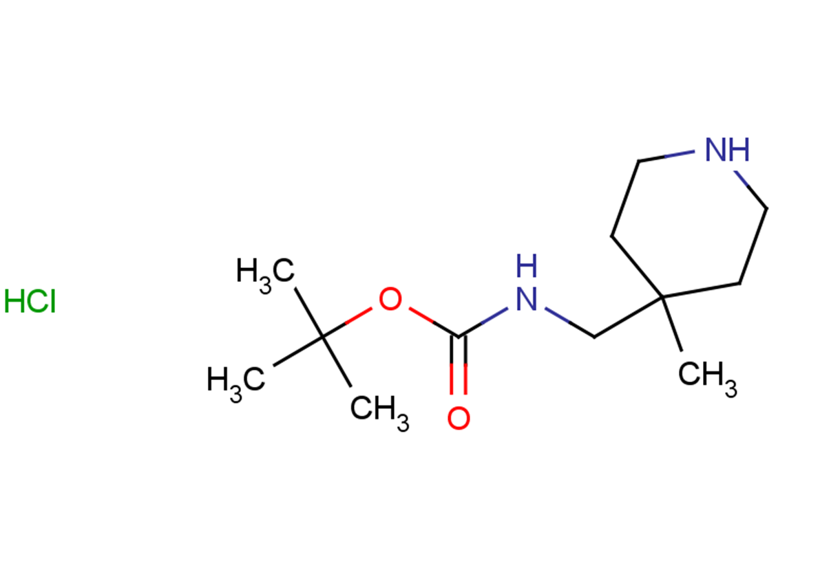 tert-butyl N-[(4-methylpiperidin-4-yl)methyl]carbamate hydrochloride