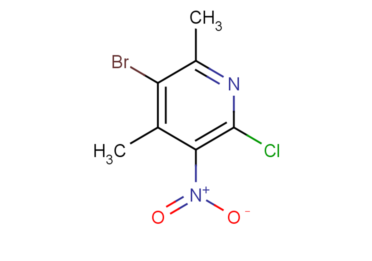 3-bromo-6-chloro-2,4-dimethyl-5-nitropyridine