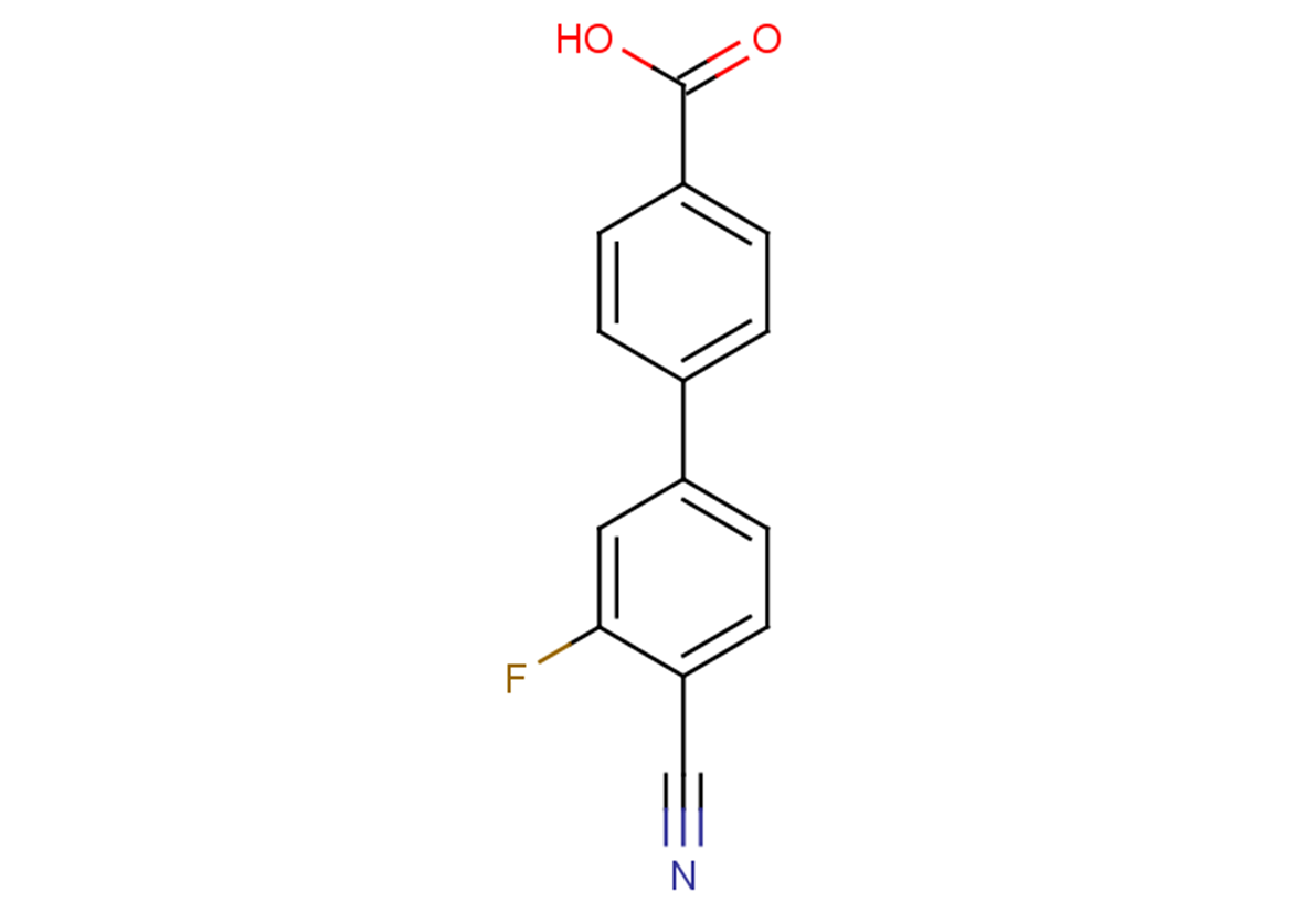 4-(4-cyano-3-fluorophenyl)benzoic acid
